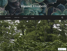 Tablet Screenshot of hannahelizabeth.com